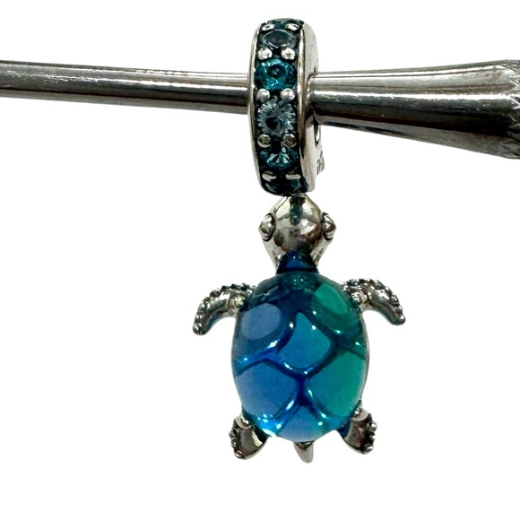 Pandora Dangle Murano Glass Sea Turtle - Picture 6 of 8